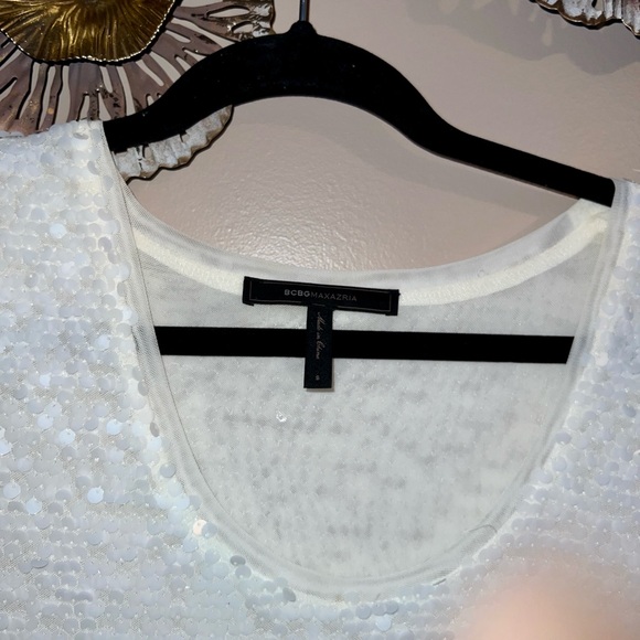 BCBGMAXAZRIA
 Sequence Peplum Dress - Picture 4 of 6